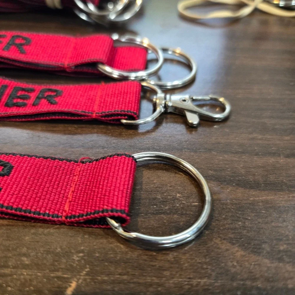 Kenner Keychain Embroidered Double Sided Keyring Fob